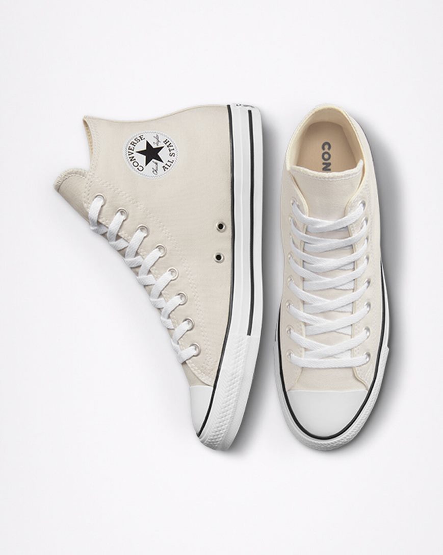 Dámské Boty Vysoké Converse Chuck Taylor All Star Seasonal Color Béžový | CZ MDYF24